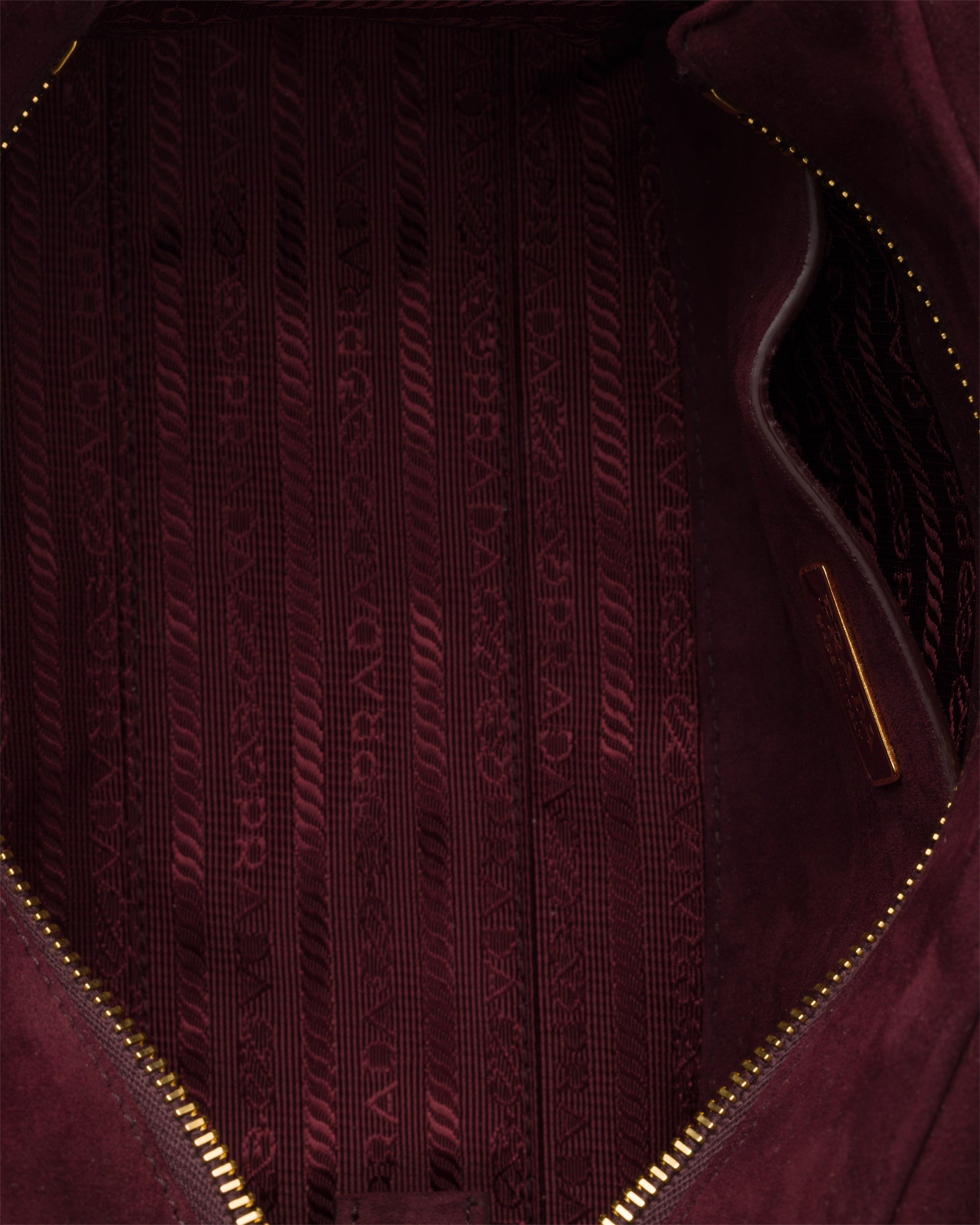 Prada Explore medium suede shoulder bag with flap - Image 4